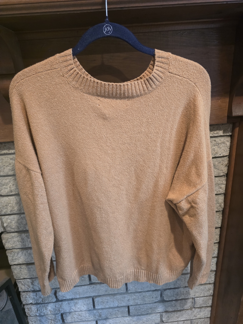 LOFT Camel 'SPICE' Pumpkin Graphic Crewneck Sweater - Picture 3 of 5